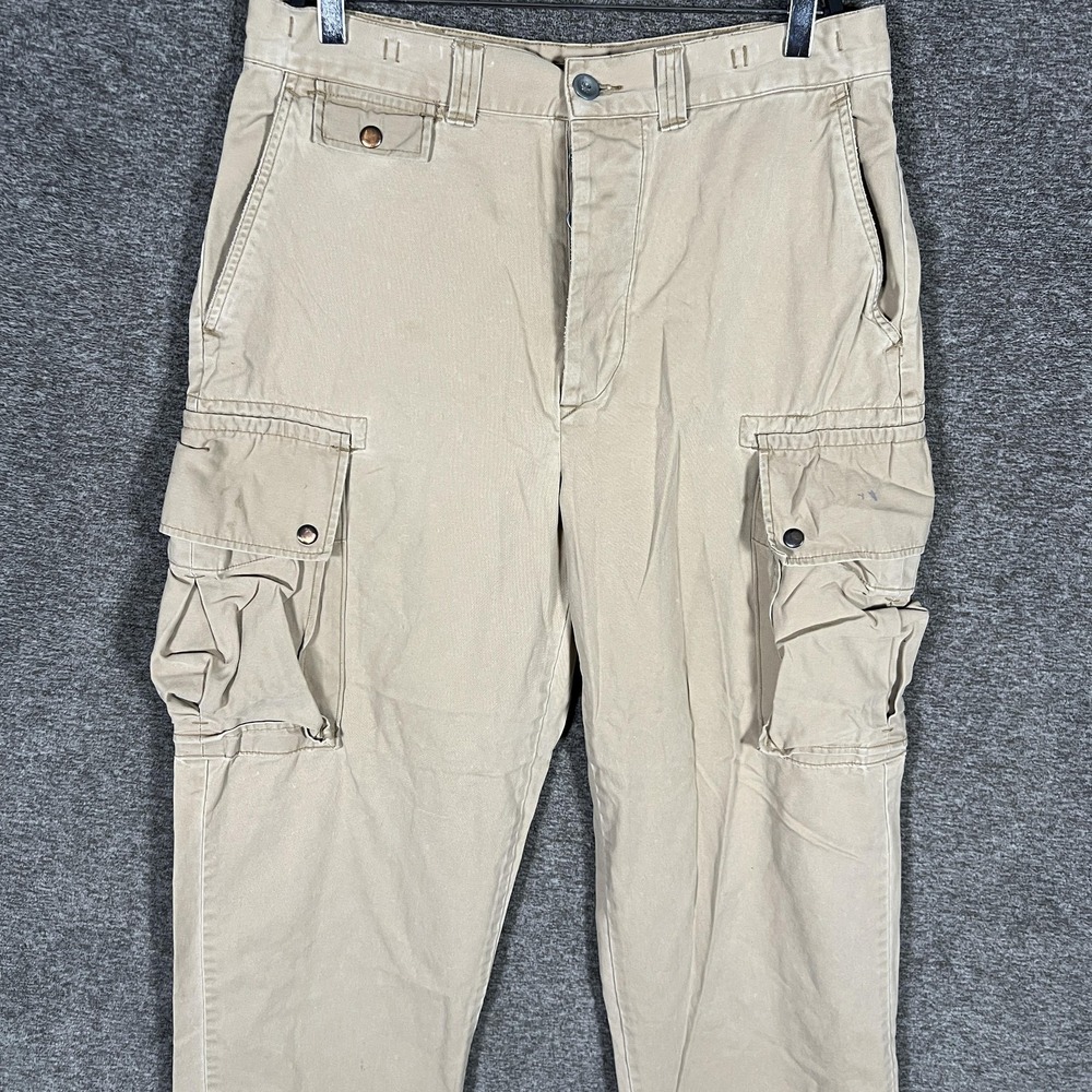 Polo Ralph Lauren Cargo Pants Mens 34x32 Paratrooper‎ Y2K Vintage Military Baggy